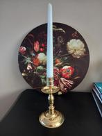 Vintage messing kandelaar, Ophalen of Verzenden, Overige materialen