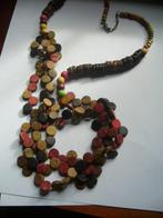 VINTAGE KETTING MET VELE KLEUREN, Sieraden, Tassen en Uiterlijk, Antieke sieraden, Verzenden, Overige materialen, Ketting