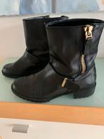 Zwarte Lage Laarzen met Rits - Maat Onbekend, Ophalen of Verzenden, Gedragen, Zwart, Lage of Enkellaarzen