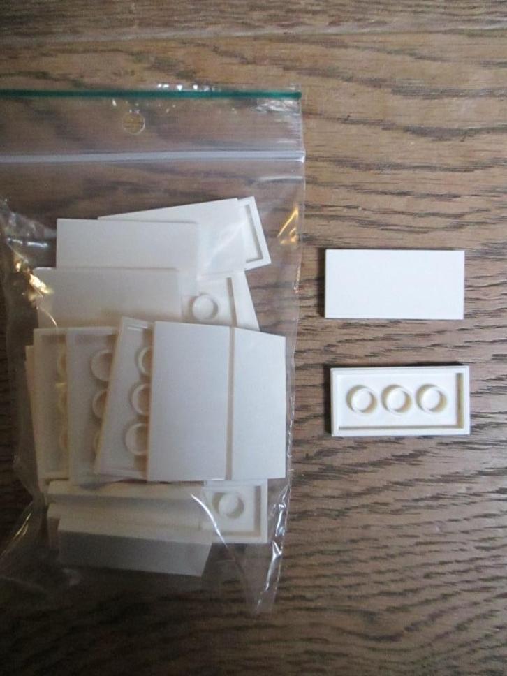 LEGO 2x4 Tile with groove * per 25st White * Nieuw, Kinderen en Baby's, Speelgoed | Duplo en Lego, Nieuw, Lego, Ophalen