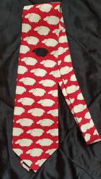 Stropdas met Zwart Schaap - Uniek!, Kleding | Heren, Stropdassen, Ophalen of Verzenden, Nieuw, Rood, Met patroon