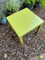 Te koop groen lack tafeltje van Ikea., Minder dan 55 cm, Vierkant, Hout, Ophalen