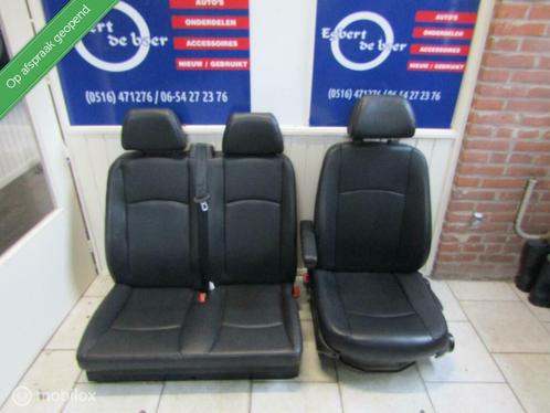 Stoel en bankje mercedes vito 03 t/m 14 in zwart leer leder, Auto-onderdelen, Interieur en Bekleding, Mercedes-Benz, Gebruikt