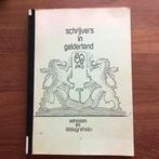 1981 Schrijvers in Gelderland. Adressen en bibliografieën., Antiek en Kunst, Verzenden