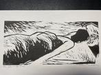 Rudolphy, Titus - Linosnede '86 no. 2/1 gesigneerd, Antiek en Kunst, Ophalen of Verzenden