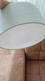 Plafondlamp mintgroen wafelstof met lichtdiffuser onderop, Ophalen, Gebruikt, Stof