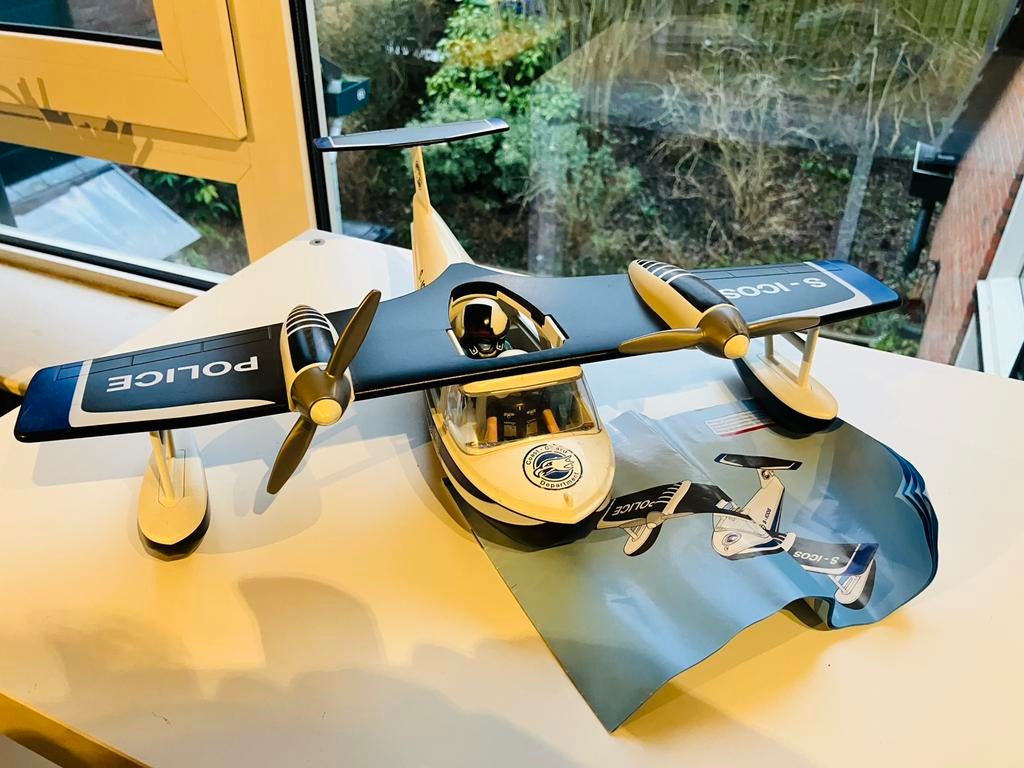 Playmobil 4445 politie watervliegtuig, Kinderen en Baby's, Speelgoed | Playmobil, Ophalen of Verzenden, Zo goed als nieuw