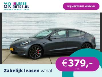 Tesla Model 3 Performance AWD 75 kWh 487Pk 20inch Soh 92.8 % beschikbaar voor biedingen