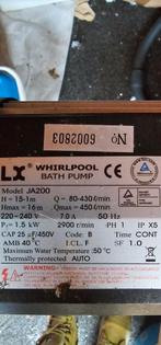 Lx whirlpool jacuzzi pomp  model ja200, Ophalen of Verzenden, Gebruikt