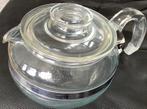 Theepot glas sixties Amerikaans Pyrex Flameware design, Overige typen, Ophalen of Verzenden, Overige stijlen, Glas