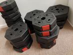 Halter schijven van bijna 50kilo schijf halters, Sport en Fitness, Fitnessmaterialen, Ophalen, Nieuw, Halterset