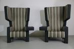 Prooff Earchair Jurgen Bey fauteuils - Paul Smith bekleding, Ophalen, Gebruikt, 75 tot 100 cm, Stof
