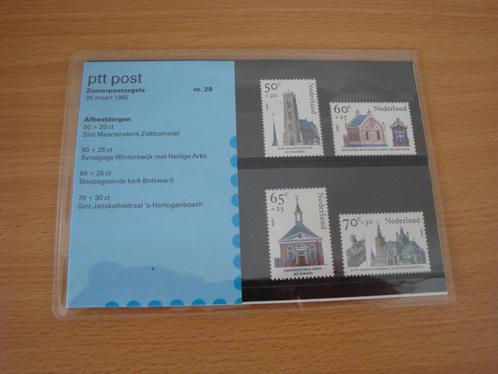 Postzegelmapje nr. 28 Zomerpostzegels / zomerzegels 1985, Postzegels en Munten, Postzegels | Nederland, Postfris, Na 1940, Ophalen of Verzenden