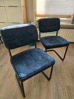 4 Donkerblauwe Eetkamerstoelen - Micrometer, Ophalen