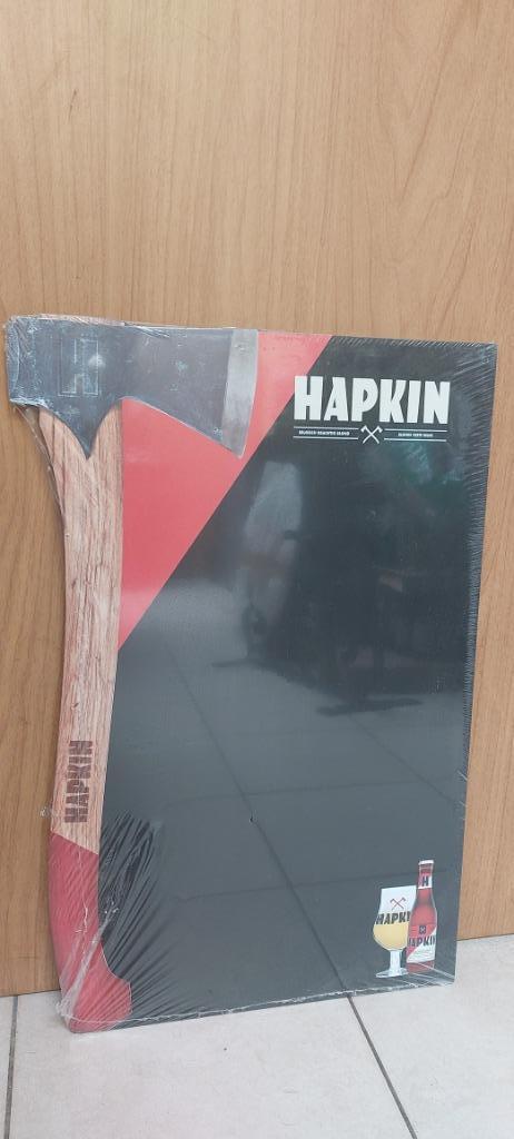 Nieuw krijtbord biermerk Hapkin (60 x 40 cm), Verzamelen, Biermerken, Nieuw, Reclamebord, Plaat of Schild, Overige merken, Ophalen of Verzenden