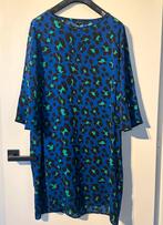 Dayz - blauwe print jurk | maat XL, Kleding | Dames, Blauw, Maat 46/48 (XL) of groter, Ophalen of Verzenden, Knielengte