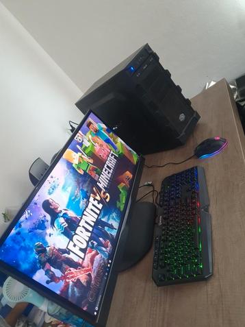 Intel I5 4670K/GTX 970 4GB/16Gbram/500GSSD/29inch/Gaming RGB beschikbaar voor biedingen