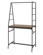 Hoge tafel IKEA met kunstleren barkrukken, Ophalen, 50 tot 100 cm, 100 tot 150 cm, Zo goed als nieuw