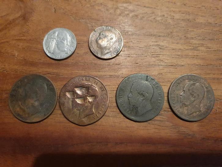 Setje hele oude munten italie 1862 tot 1940, Postzegels en Munten, Munten | Europa | Niet-Euromunten, Italië, Ophalen of Verzenden