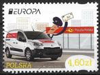 Polen 2013 mi.4607 europazegel POSTVOERTUIG nom. 4,60 Zl, Verzenden, Polen, Gestempeld