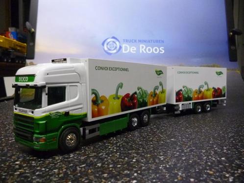 Tekno Scania met wipkar Dijco met certificaat, Hobby en Vrije tijd, Modelauto's | 1:50, Nieuw, Bus of Vrachtwagen, Tekno, Ophalen of Verzenden