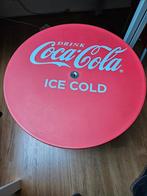 Coca Cola Bijzettafel met Koelruimte, Ophalen, Minder dan 45 cm, Gebruikt, Rond