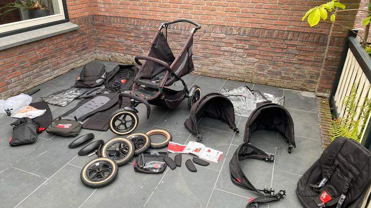 Phil&teds Explorer kinderwagen met dubbel onderdelen, Kinderen en Baby's, Kinderwagens en Combinaties, Gebruikt, Combiwagen, Overige merken