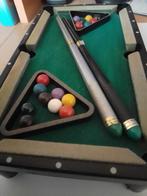 Minitafelbillard met toebehoren, Een of twee spelers, Ophalen of Verzenden, Zo goed als nieuw