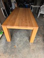 Eiken Eettafel 220x100cm, Huis en Inrichting, Tafels | Eettafels, Ophalen, Gebruikt, Eikenhout, 200 cm of meer