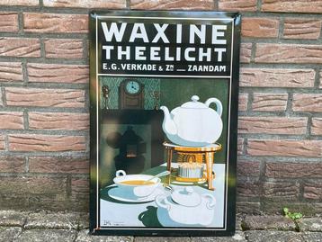 Reclame bord E.G. Verkade Waxine Theelicht 40x60 beschikbaar voor biedingen