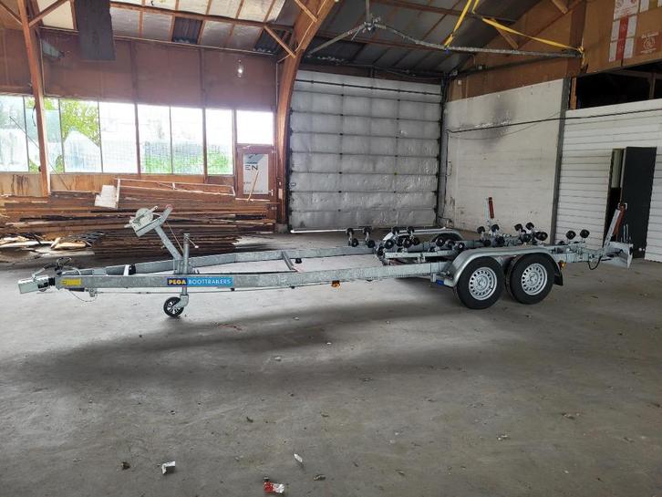 Pega Trailer PG2 Variant 2000 ZGAN, Watersport en Boten, Boottrailers, Zo goed als nieuw, Sloepentrailer, 1500 tot 3000 kg, 6 tot 9 meter