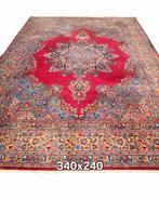 Groot Perzisch tapijt mashad 340x240 wollen vloerkleed iran, Huis en Inrichting, Stoffering | Tapijten en Kleden, 1185VB, Info@rugsandcarpets.nl
