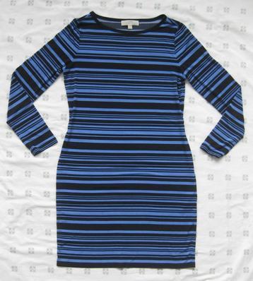 Michael Kors jurk blauw met zwarte streep, maat M beschikbaar voor biedingen