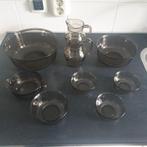 Arcoroc rookglas Schalen, Kommen en Schenkkannen, Huis en Inrichting, Keuken | Servies, Gebruikt, Ophalen of Verzenden, Overige stijlen
