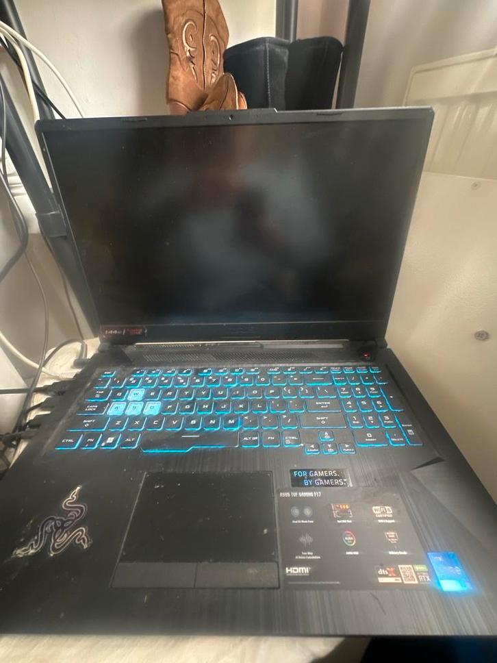 gaming laptop, Computers en Software, Windows Laptops, Gebruikt, 15 inch, SSD, 2 tot 3 Ghz, 8 GB, Qwerty, Met videokaart, Gaming