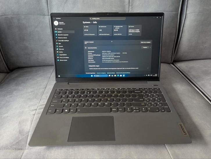Lenovo Ideapad 5 15 inch, Computers en Software, Windows Laptops, Zo goed als nieuw, 15 inch, SSD, 16 GB, Qwerty, Ophalen