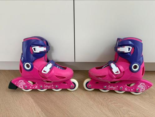 Skeelers 32-34 Decathlon Oxelo roller play 3 girl, Sport en Fitness, Skeelers, Zo goed als nieuw, Inline skates 4 wielen, Overige merken