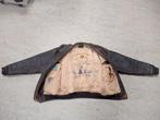 Avirex leren jas distressed L, Kleding | Heren, Jassen | Winter, Ophalen of Verzenden, Zo goed als nieuw, Maat 52/54 (L), Bruin