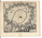 1711 - Groningen stadsplan, Antiek en Kunst, Kunst | Etsen en Gravures, Ophalen of Verzenden