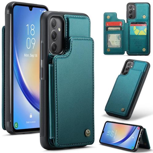 C22 Luxe Portemonnee Backcover voor Galaxy A34 5G _ Groen, Telecommunicatie, Mobiele telefoons | Hoesjes en Frontjes | Samsung