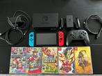 Nintendo Switch + Pro Controller + 5 Games, Ophalen, Gebruikt, Overige controllers, Draadloos