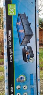 Exit Zwembad 2,2x1,5x65 cm - Frame Pool, Ophalen, Gebruikt, Minder dan 80 cm, Minder dan 200 cm