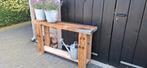 Houten werkbank planten sidetable koopje!, Tuin en Terras, Ophalen, Nieuw