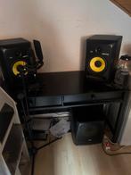 KRK Rokit 8 + 10s Sub - Studiomonitoren Set, Gebruikt, 120 watt of meer, Front, Rear of Stereo speakers, Ophalen