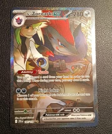 N's Zoroark ex (JTG 185) beschikbaar voor biedingen