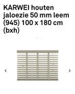 houten jaloezieën kleur Leem, Ophalen, Nieuw, 50 tot 100 cm, Houten jaloezieën