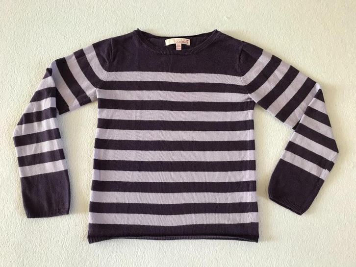 Lisa Rose 8 jaar 126 cm / 128 gestreept shirt truitje, Kinderen en Baby's, Kinderkleding | Maat 128, Zo goed als nieuw, Meisje