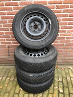 Winter set VW Golf Continental Winterbanden 195-65-15 91T, Auto-onderdelen, Banden en Velgen, Gebruikt, 15 inch, Banden en Velgen