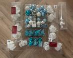 Kerstballen en accessoires blauw/wit/zilver ex boom, Ophalen of Verzenden, Zo goed als nieuw