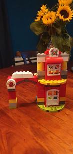 Lego Duplo Brandweerkazerne & Auto Set, Ophalen, Gebruikt, Complete set, Duplo